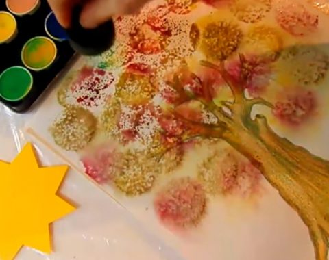 Как се рисува дърво - урок за 1-4 клас